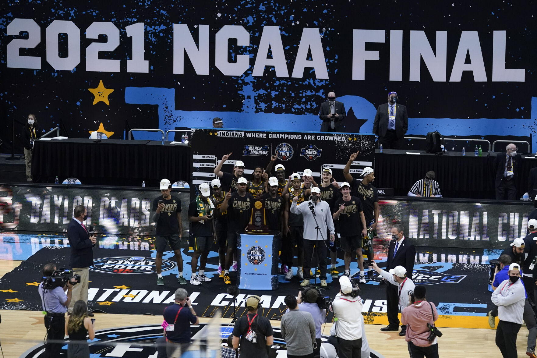 NCAA Final Four Baylor Gonzaga Basketball
